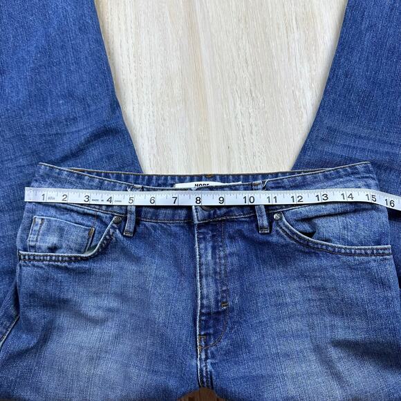 Hope by Ringstrand Soderberg Win Mid Rise Cropped Blue Denim Everyday Jeans 26 - Picture 9 of 13